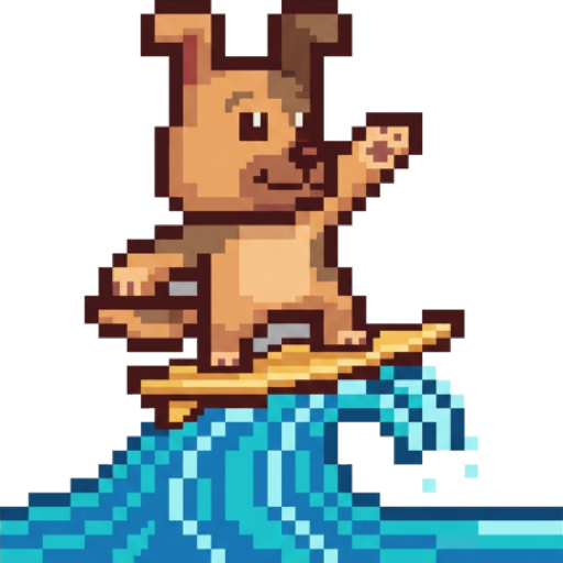 Surfing Dog Search logo